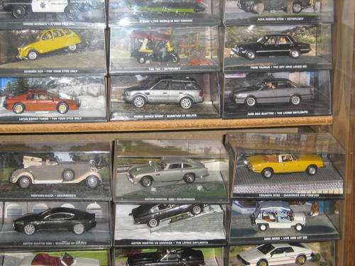 84 DIE CAST JAMES BOND MODEL COLLECTION