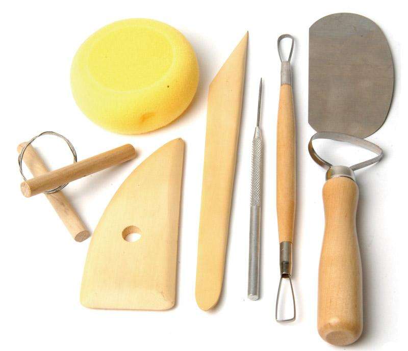 Pottery Tool Set  -  8 pieces