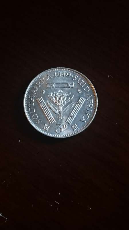 1949 Silver Threepence - UNC : Hern's Value R370