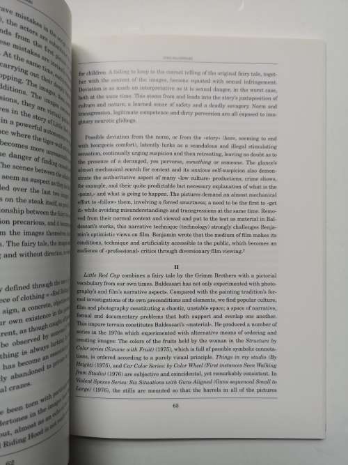 Baldessari. Terskel - Threshold. No 16 , Volume 7, Februar 1996.