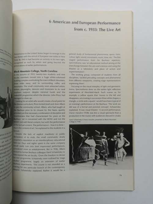 Performance: Live Art, 1909 to the Present Paperback   by Roselee Goldberg