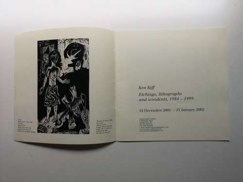 Ken Kiff | Etchings, Lithographs and Woodcuts, 1984 - 1999