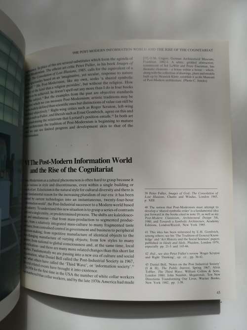 What is Post-Modernism?  by Charles Jencks