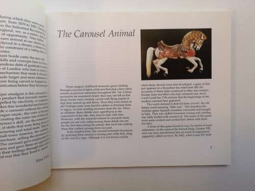 The Carousel Animal:  photographs by Gary Sinick, and text by Tobin Fraley