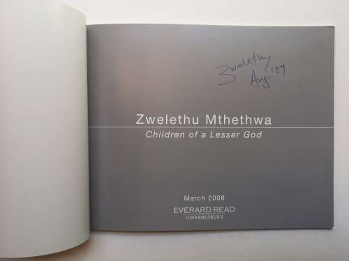 Zwelethu Mthethwa - Children Of A Lesser God 2008 (Signed)