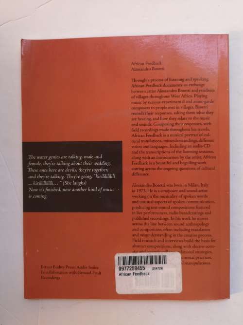 African Feedback Book by Alessandro Bosetti