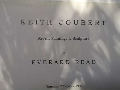 Keith Joubert: Recent Paintings and Sculptures (Exhibition catalogue)