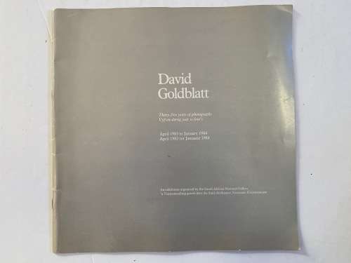 David Goldblatt: Thirty-five years of photographs, April 1983 to January 1984