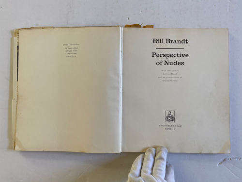 Bill Brandt: Perspective of Nudes (Damaged Cover)