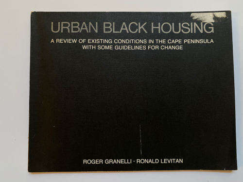 Urban Black Housing.   Roger Granelli