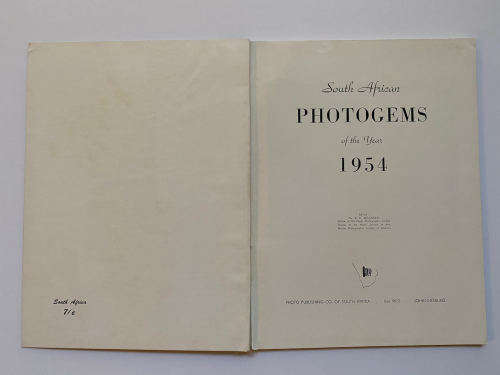 Photogems : South Africa - Selection of the best pictures of the year 1954 editied b Dr Bensusan