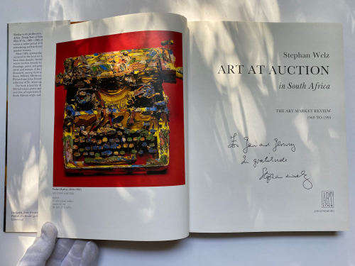 Art at Auction in South Africa - Stephan Welz (Inscribed by Stephan Welz)