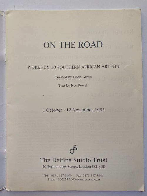 On the road : works by 10 southern African artists: Curted by Linda Givon 1995