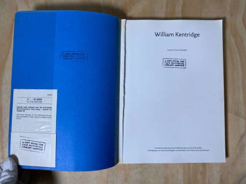 William Kentridge: Films, Drawings, Printmaking, Sculpture