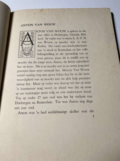 Anton van Wouw - Suid-Afrikaanse Kunstenaars