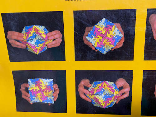 M.C. Escher: kaleidozyklen (Kaleidocycles)