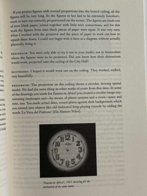 William Kentridge: thinking aloud: Conversations with Angela Breidbach