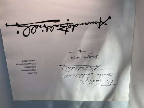 Armando Baldinelli (Inscribed by the artist)