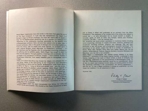 Stella Magni (Several Italian art brochures)