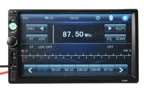 *** 2din (7") Car Video Player Radio Touch screen (Bluetooth function)