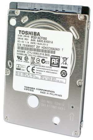 *** 2.5" 500 GB TOSHIBA SATA III DRIVE 6GB/sec  FOR LAPTOPS