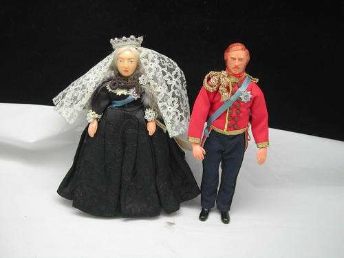 Queen Victoria and Prince Albert Dolls