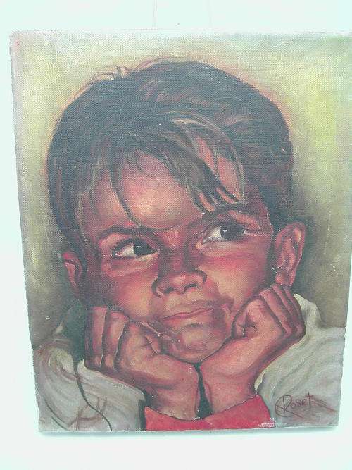 Vintage Oil Painting on Canvas