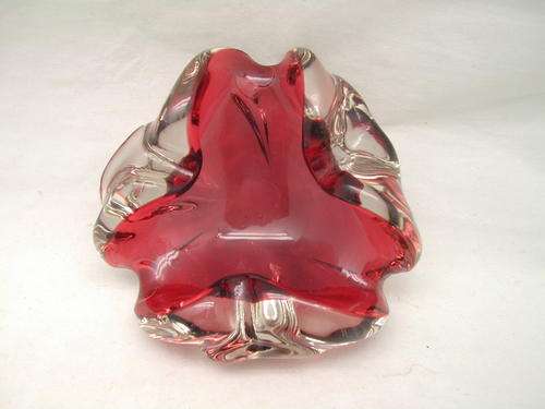 Murano Ashtray, Heavy Glass