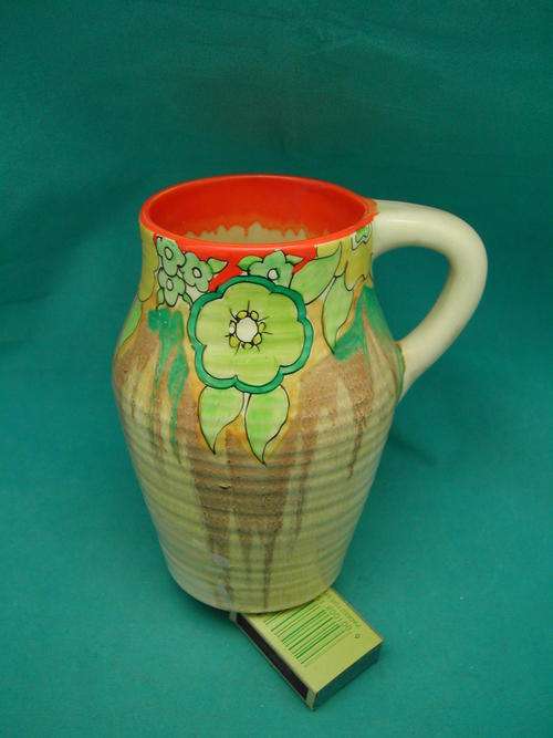 Clarice Cliff, Hand Painted, Bizarre Jug, C.1930
