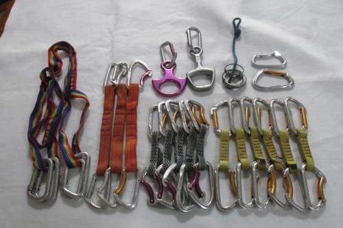 BAG OF CLIMBING GEAR