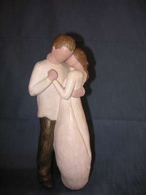 WILLOW TREE WOODEN FIGURINE