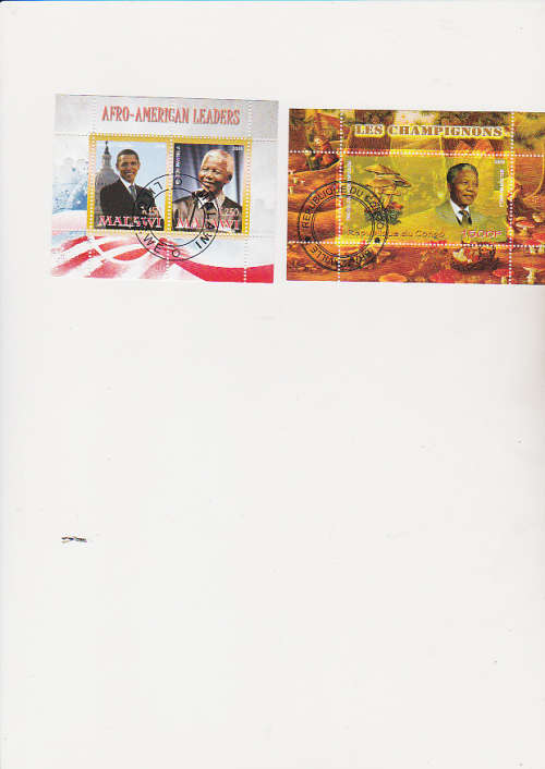 2 nelson mandela specials . les champignons and afro american leaders