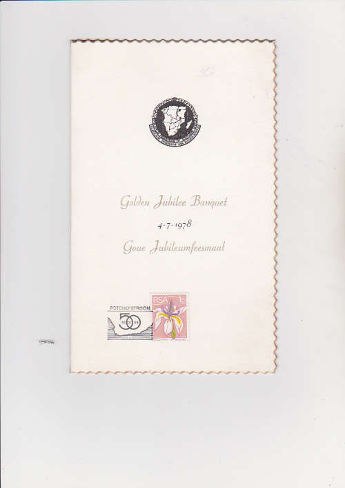 GOLDEN JUBILEE BANKQUET 4-7-1978  . INDICATING THE PEOPLE BEING TOASTED AND THE MENU . NOT SEEN .