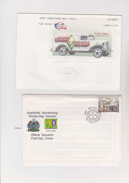 100 YEARS OF CLOVER DAIRY . TWISTEES AND ESKIMO PIES + 150 YEARS PIETERMARITZBURG