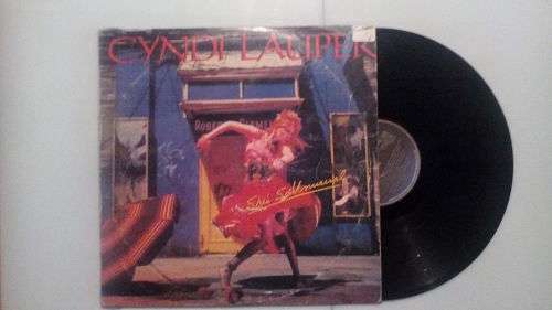 Cyndi Lauper-She's So Unusual-lp-in g+ condition