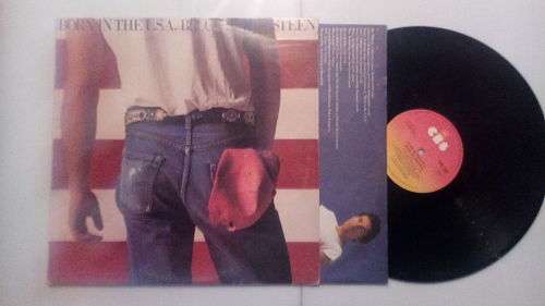 bruce springsteen-born in the u.s.a.-lp-in vg condition