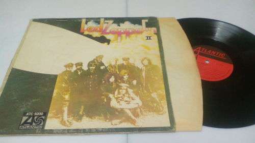 led zeppelin-led zeppelinII-lp/vinyl  does have light scuff marks but doesn't effect play-cover g++
