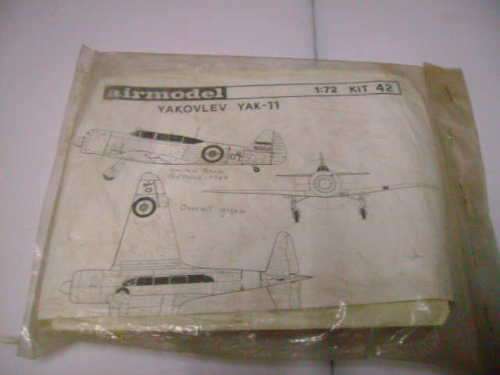 YAKOVLEV YAK-11-1/72 SCALE-BY AIRMODEL-COMPLETE KIT