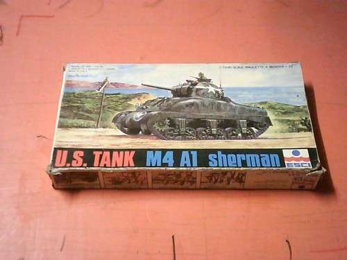 u.s. tank-m4a1 sherman-esci-1/72 scale