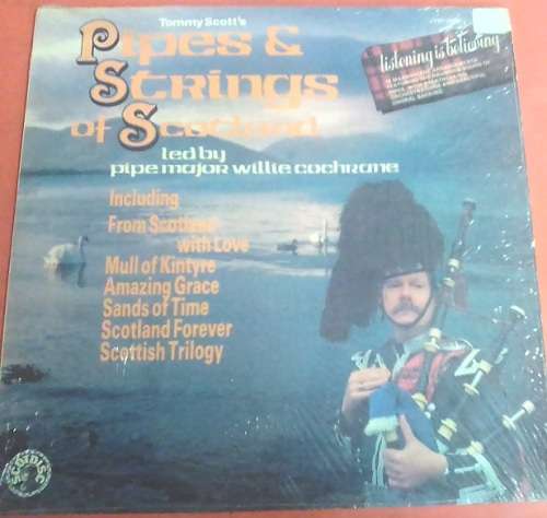 Tommy Scott-Tommy Scott's Pipes & Strings Of Sco-lp/vinyl in vg+/nm-cover/sleeves-in vg condition