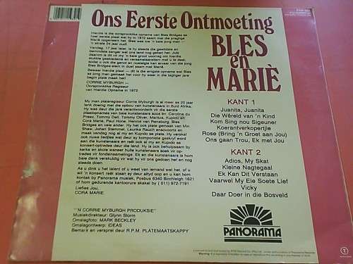 Bles Bridges-ons eerste ontmoeting-bles en marie-lp/vinyl