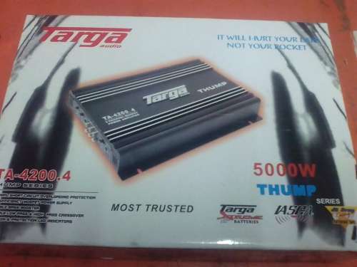 targa ta 4200.4  5000W THUMP CAR AMPLIFIER-BRAND NEW