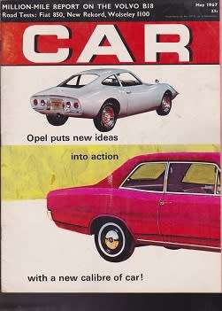 car magazine-may 1967-100% in tact-see scan-vintage