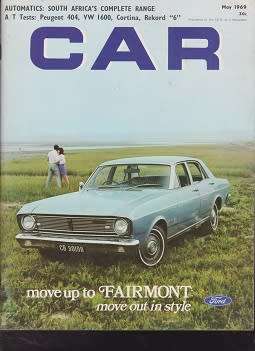 car magazine-may 1969-100% in tact-see scan-vintage