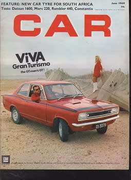 car magazine-june 1969-100% in tact-see scan-vintage