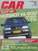 CAR MAGAZINE-OCTOBER 1993-SEE  SCAN-VERY GOOD CONDITION