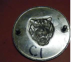 JAGUAR XJ6 1970'S WHEEL HUB CAP EMBLEM