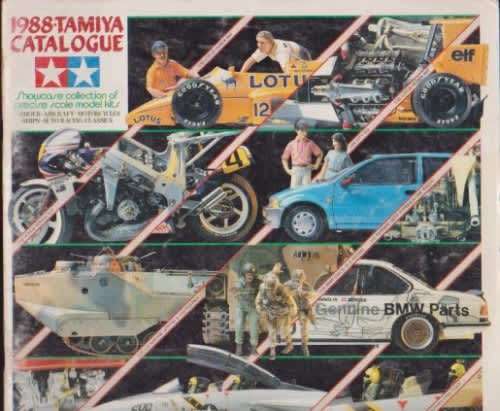 1988 tamiya catalogue-english/spanish-100% in -tact