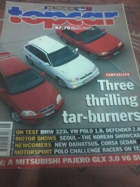 TOPCAR-JUNE 1997-MAGAZINE IN VERY  GOOD CONDITION