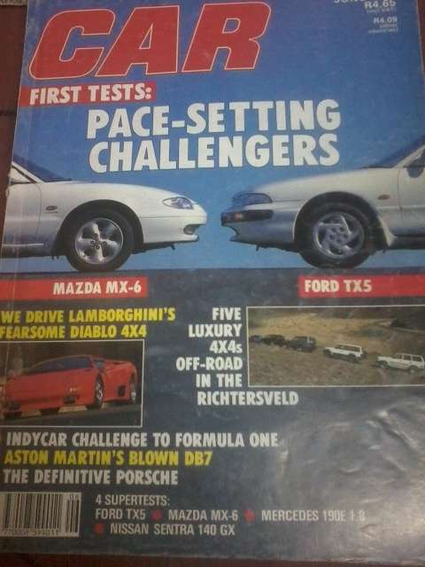 CAR MAGAZINE-JUNE 1993- GOOD CONDITION